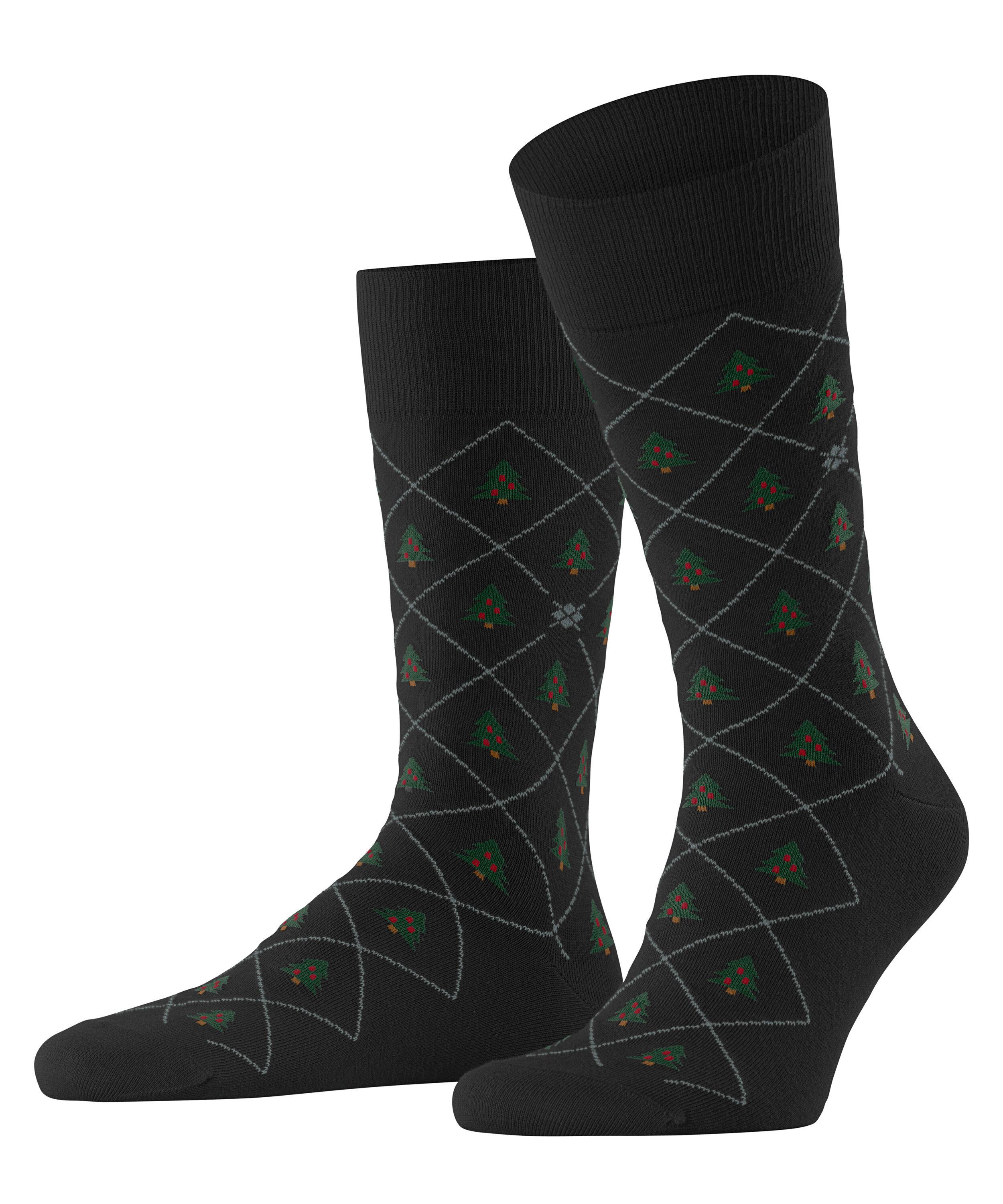 Burlington Christmas Tree SO Socken Herren - black (3000)