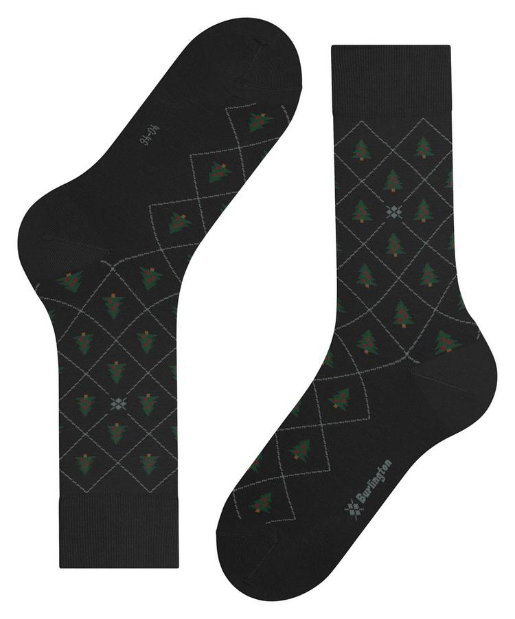 Burlington Burlington Christmas Tree SO Socken Herren - black (3000) - 2 | SportScheck
