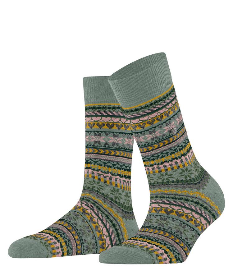 Burlington Burlington Fair Isle Delight SO Socken Damen - sage (7068) - 0 | SportScheck