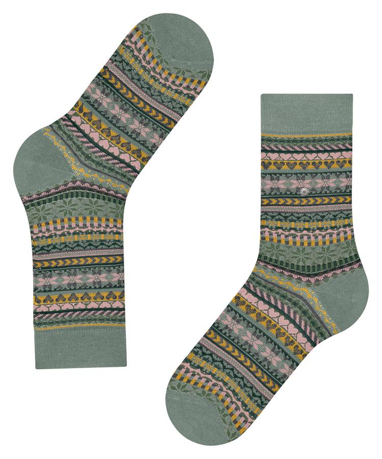 Burlington Burlington Fair Isle Delight SO Socken Damen - sage (7068) - 2 | SportScheck