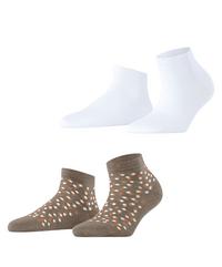 ESPRIT Eclipse Dots  2-Pack Socken Damen - sortiment (0010)