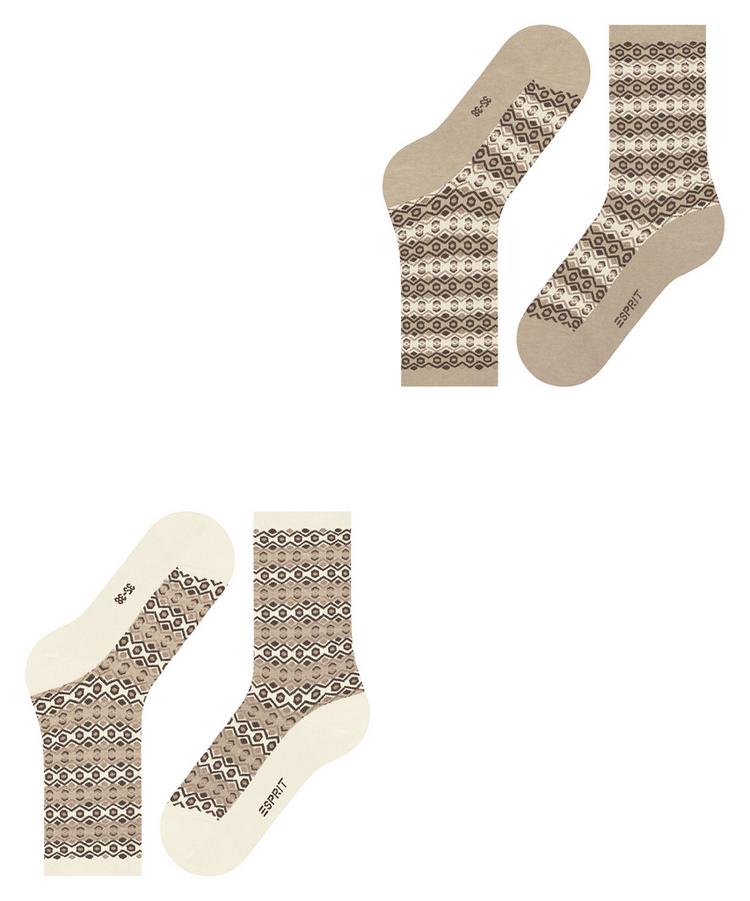 ESPRIT ESPRIT Scandinavian SO  2-Pack Socken Damen - sortiment (0010) - 2 | SportScheck