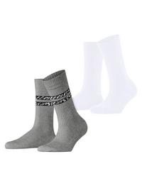ESPRIT Memphis Rib SO  2-Pack Socken Damen - sortiment (0010)