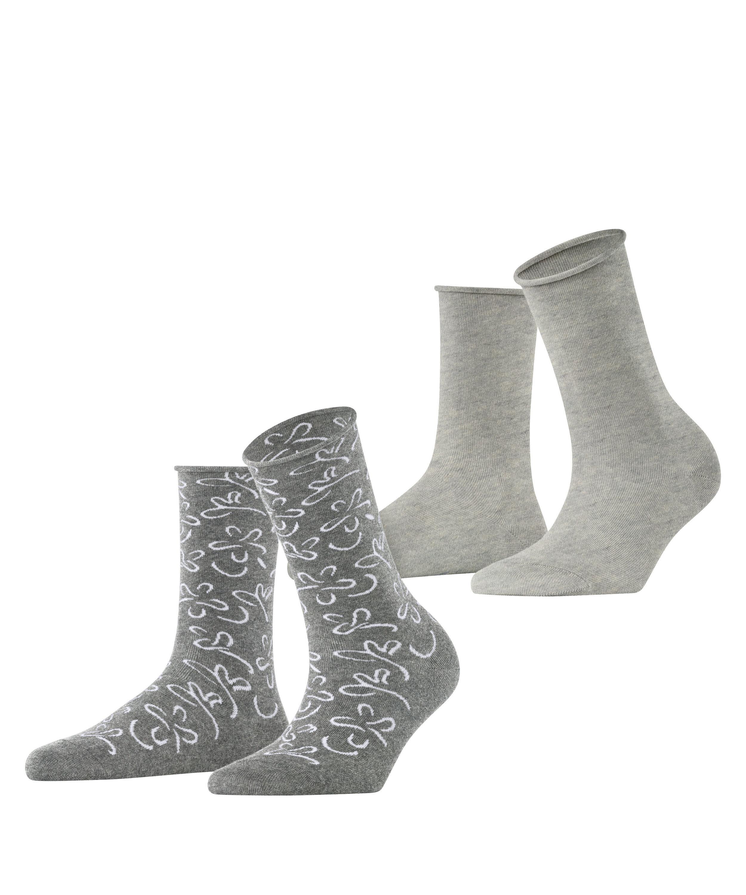 ESPRIT Flower Lines  2-Pack Socken Damen - sortiment (0010)