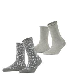 ESPRIT Flower Lines  2-Pack Freizeitsocken Damen sortiment (0010)
