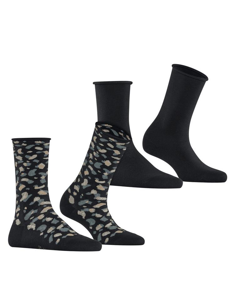 ESPRIT ESPRIT Art Pattern  2-Pack Socken Damen - black (3000) - 0 | SportScheck