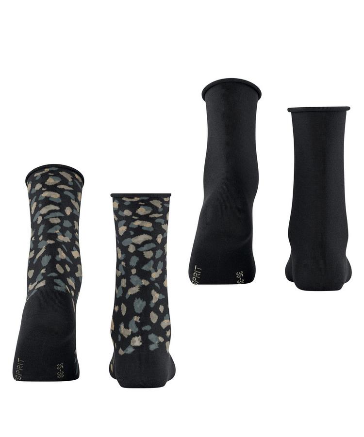 ESPRIT ESPRIT Art Pattern  2-Pack Socken Damen - black (3000) - 0 | SportScheck