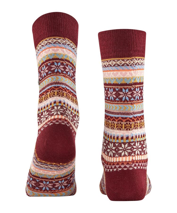 Burlington Burlington Fair Isle Delight SO Socken Damen - claret (8435) - 0 | SportScheck