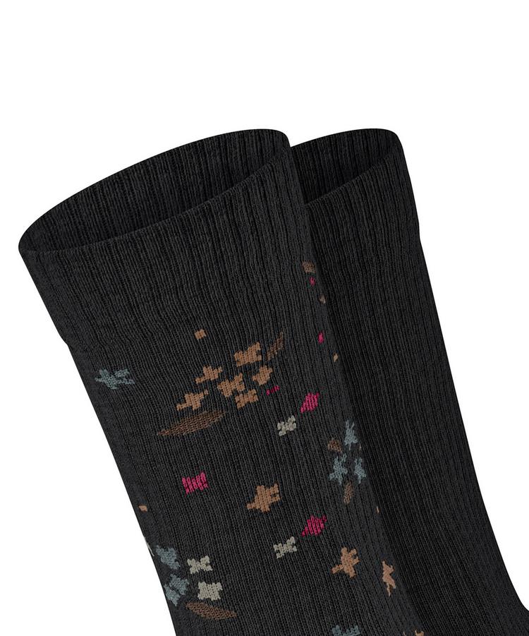 ESPRIT ESPRIT Flower Rib SO  2-Pack Socken Damen - black (3000) - 1 | SportScheck