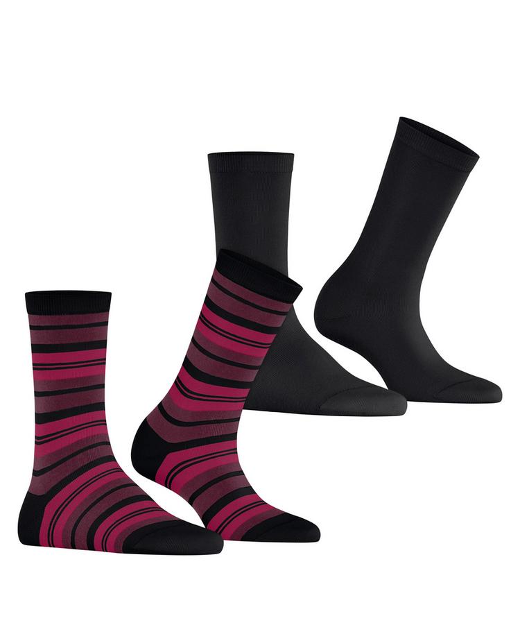 ESPRIT ESPRIT College Stripe 2-Pack Socken Damen - black (3000) - 0 | SportScheck