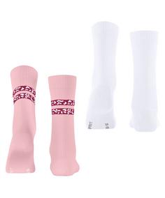 Rückansicht von ESPRIT Memphis Rib SO  2-Pack Freizeitsocken Damen sortiment (0020)
