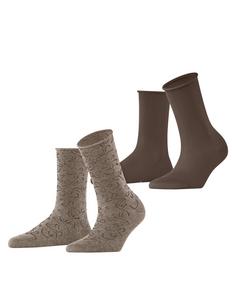 ESPRIT Flower Lines  2-Pack Freizeitsocken Damen sortiment (0020)