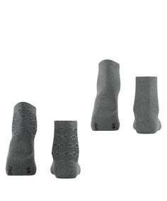 Rückansicht von ESPRIT Heart Pattern SSO  2-Pack Freizeitsocken Damen sortiment (0010)