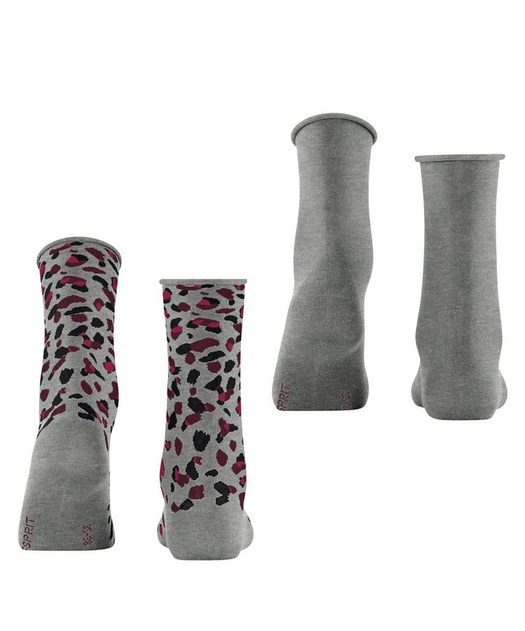 ESPRIT ESPRIT Art Pattern  2-Pack Socken Damen - light grey (3400) - 0 | SportScheck