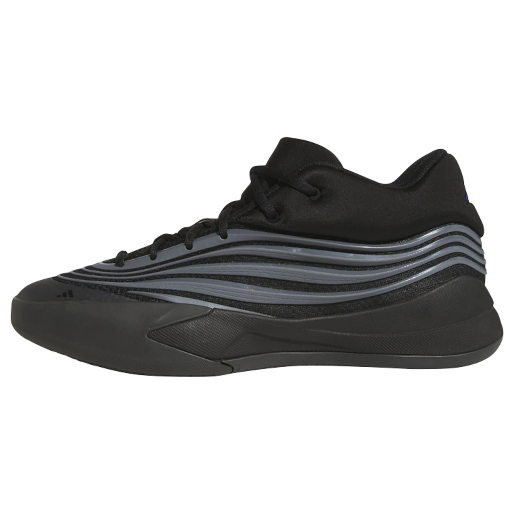adidas Dame X Schuh Basketballschuhe - Core Black / Iron Metallic / Lucid Blue
