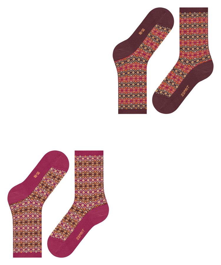 ESPRIT ESPRIT Scandinavian SO  2-Pack Socken Damen - sortiment (0030) - 2 | SportScheck