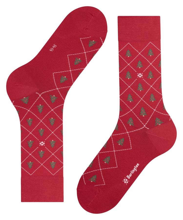 Burlington Burlington Christmas Tree SO Socken Herren - cranberry (8033) - 2 | SportScheck