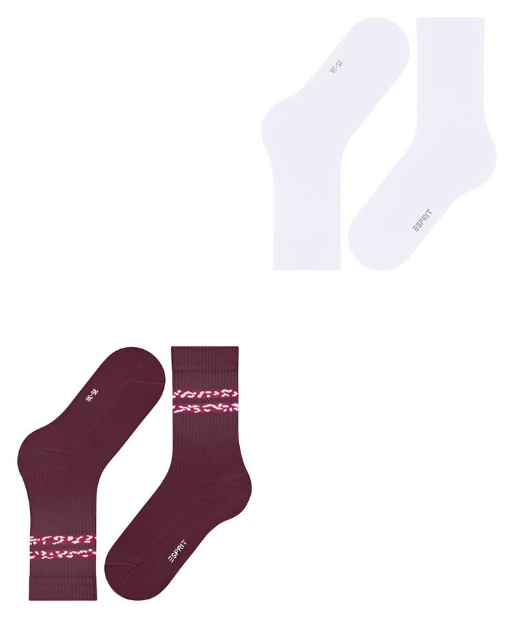ESPRIT ESPRIT Memphis Rib SO  2-Pack Socken Damen - sortiment (0030) - 2 | SportScheck