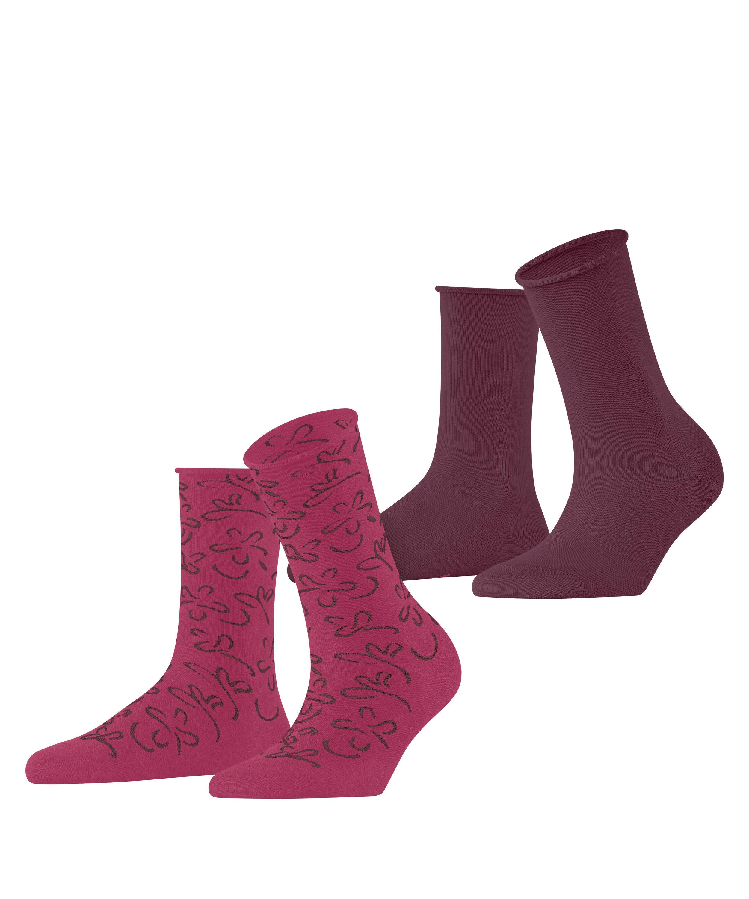 ESPRIT Flower Lines  2-Pack Socken Damen - sortiment (0030)