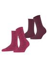 ESPRIT Flower Lines  2-Pack Socken Damen - sortiment (0030)