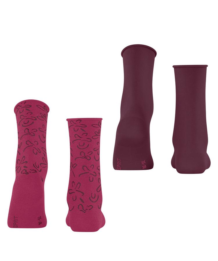 ESPRIT ESPRIT Flower Lines  2-Pack Socken Damen - sortiment (0030) - 0 | SportScheck