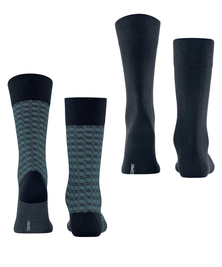 ESPRIT ESPRIT Houndstooth SO  2-Pack Socken Herren - marine (6120) - 0 | SportScheck