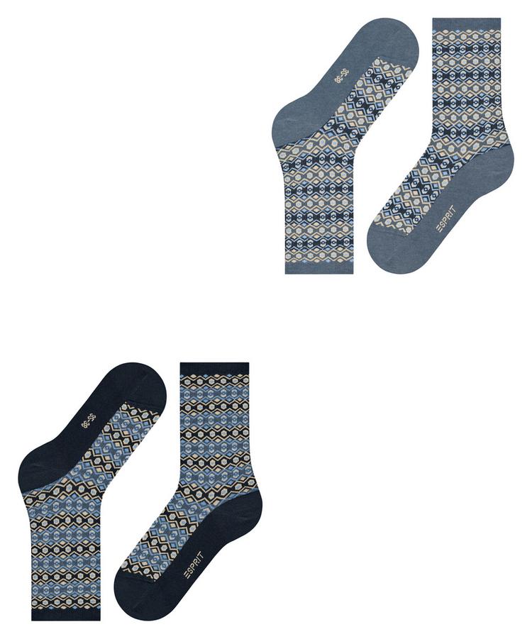 ESPRIT ESPRIT Scandinavian SO  2-Pack Socken Damen - sortiment (0040) - 2 | SportScheck