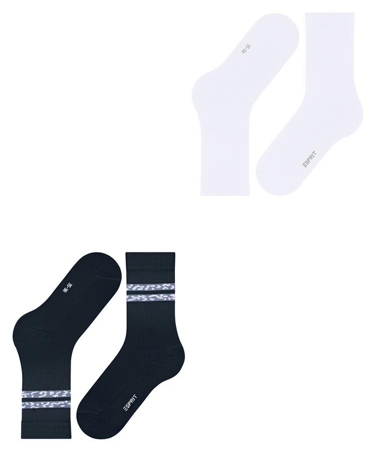 ESPRIT ESPRIT Memphis Rib SO  2-Pack Socken Damen - sortiment (0040) - 2 | SportScheck