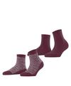 ESPRIT Heart Pattern SSO  2-Pack Socken Damen - sortiment (0030)