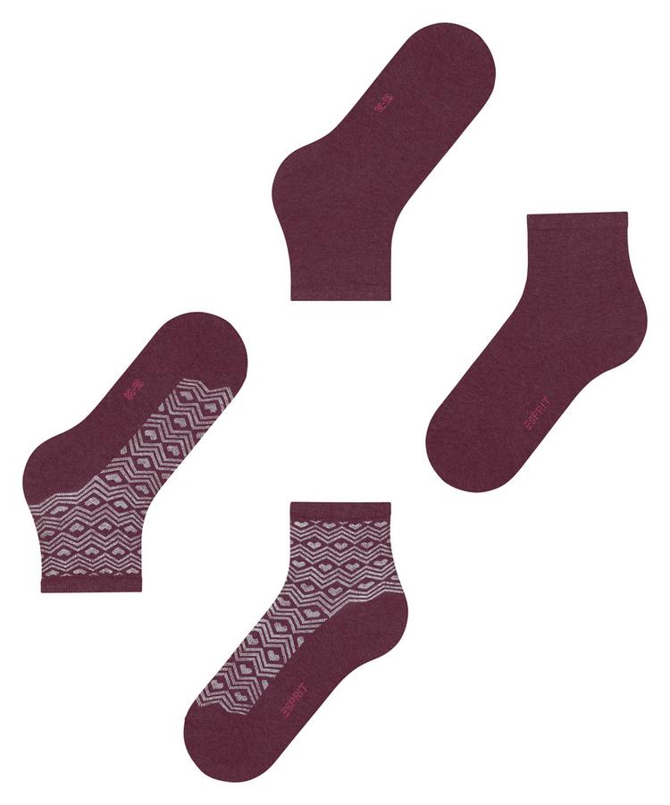 ESPRIT ESPRIT Heart Pattern SSO  2-Pack Socken Damen - sortiment (0030) - 2 | SportScheck