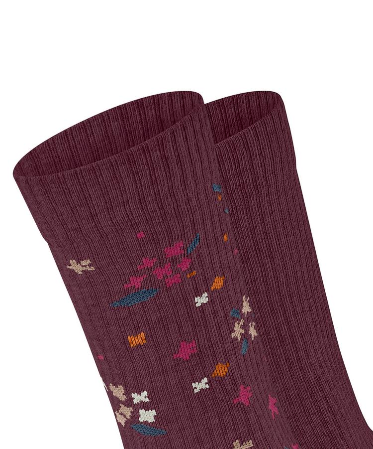 ESPRIT ESPRIT Flower Rib SO  2-Pack Socken Damen - shadow red (8138) - 1 | SportScheck