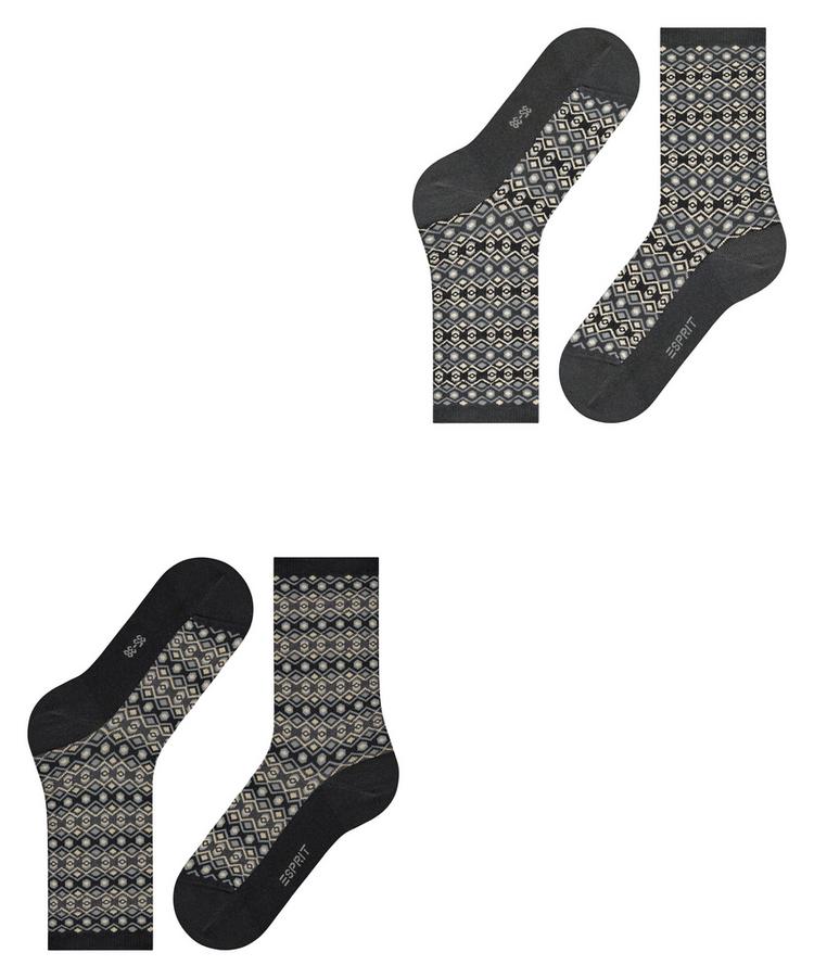 ESPRIT ESPRIT Scandinavian SO  2-Pack Socken Damen - sortiment (0050) - 2 | SportScheck