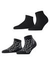 ESPRIT Eclipse Dots  2-Pack Socken Damen - sortiment (0050)