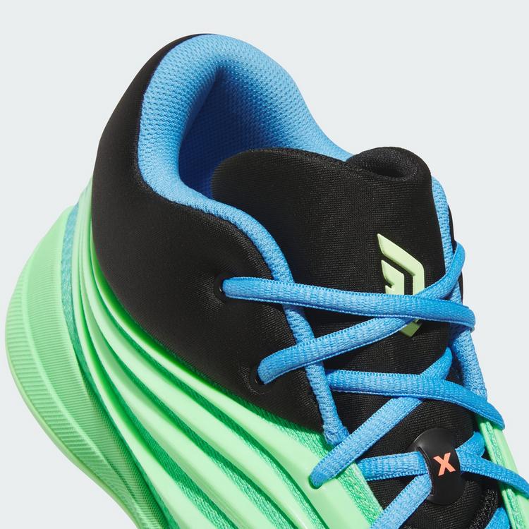 adidas adidas Dame X Schuh Basketballschuhe - Lime Burst / Signal Coral / Blue Burst - 7 | SportScheck