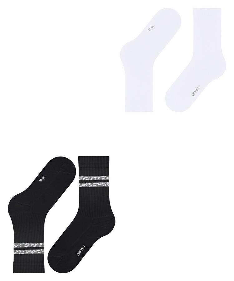 ESPRIT ESPRIT Memphis Rib SO  2-Pack Socken Damen - sortiment (0050) - 2 | SportScheck
