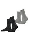 ESPRIT Flower Lines  2-Pack Socken Damen - sortiment (0050)
