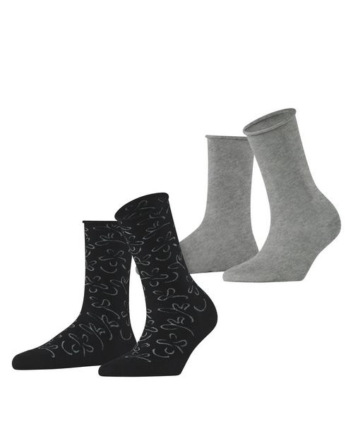 ESPRIT Flower Lines  2-Pack Socken Damen