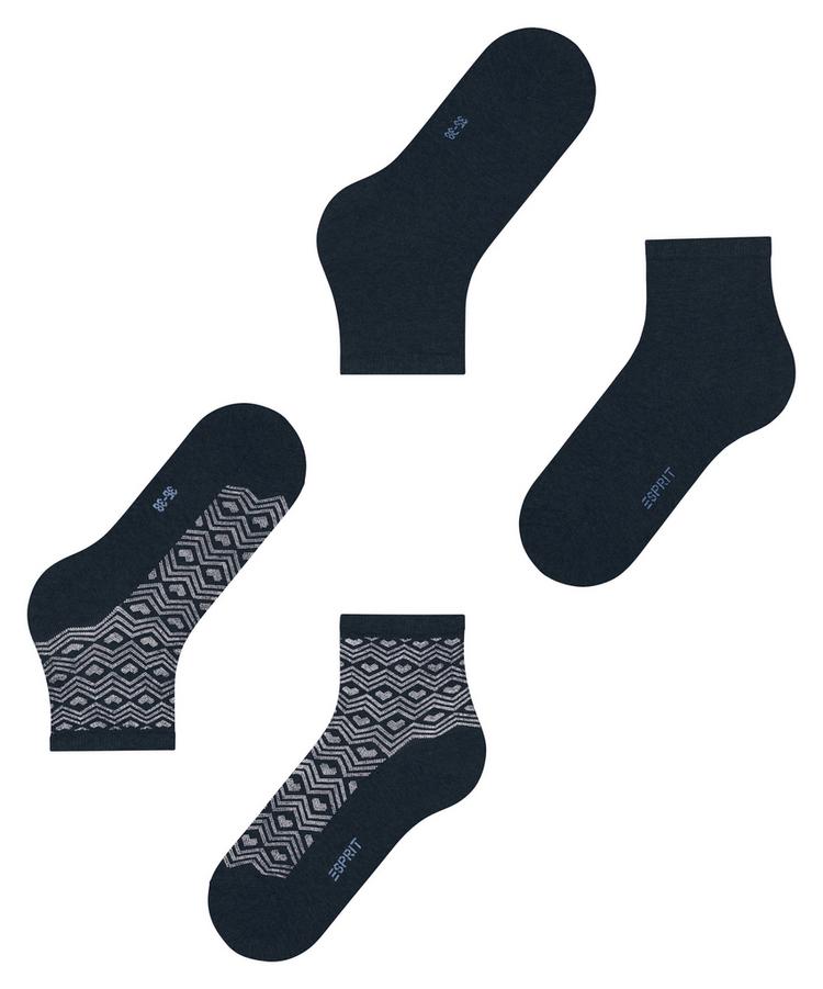 ESPRIT ESPRIT Heart Pattern SSO  2-Pack Socken Damen - sortiment (0040) - 2 | SportScheck