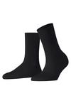 Falke Cotton Rib SO Socken Damen - black (3000)