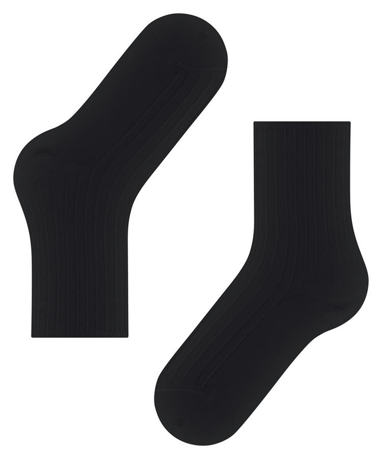 Falke Falke Cotton Rib SO Socken Damen - black (3000) - 2 | SportScheck