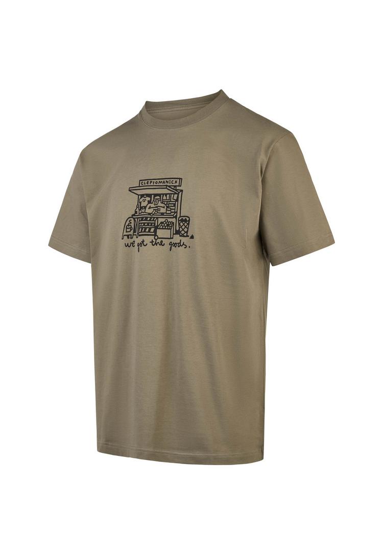 Cleptomanicx Cleptomanicx Classic Tee Got the Goods Printshirt Herren - Bungee Cord - 0 | SportScheck