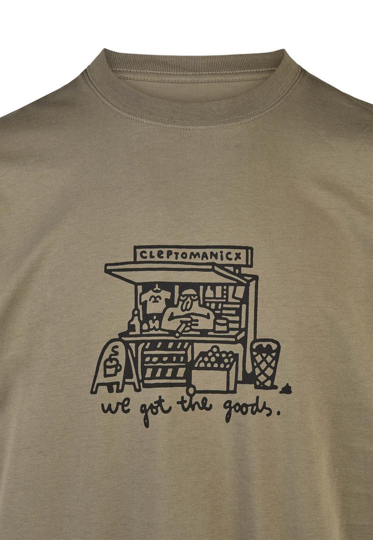 Cleptomanicx Cleptomanicx Classic Tee Got the Goods Printshirt Herren - Bungee Cord - 2 | SportScheck