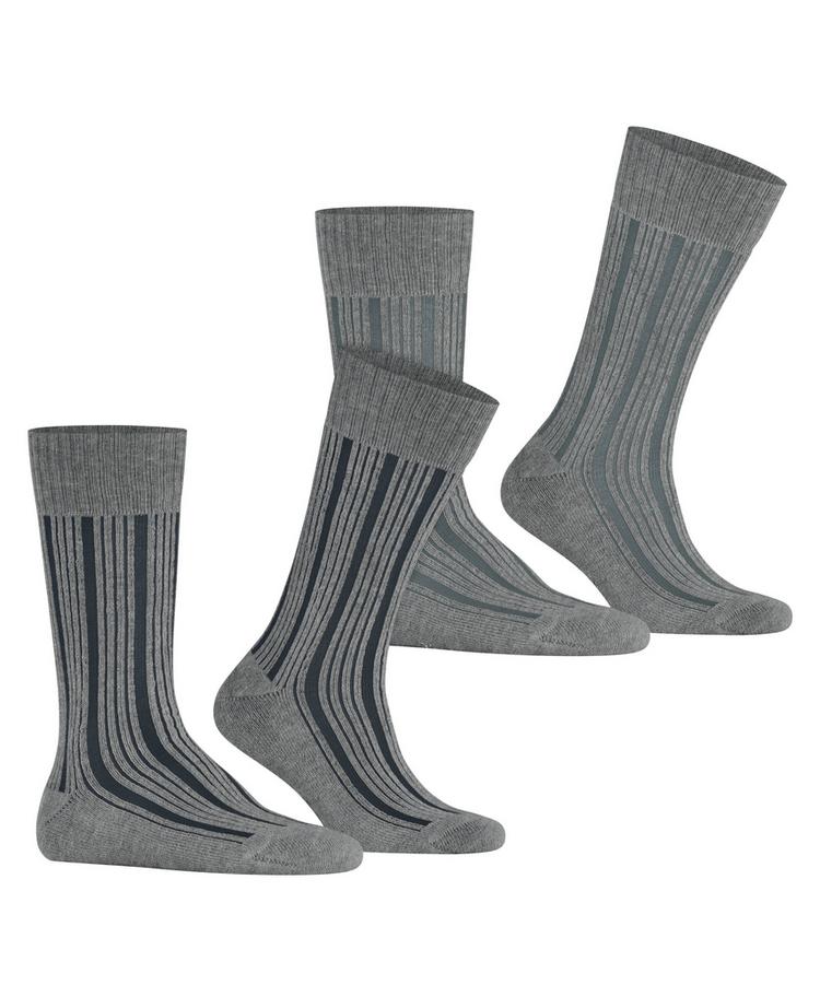 ESPRIT ESPRIT Plush Rib SO  2-Pack Socken Herren - light greymel. (3390) - 0 | SportScheck