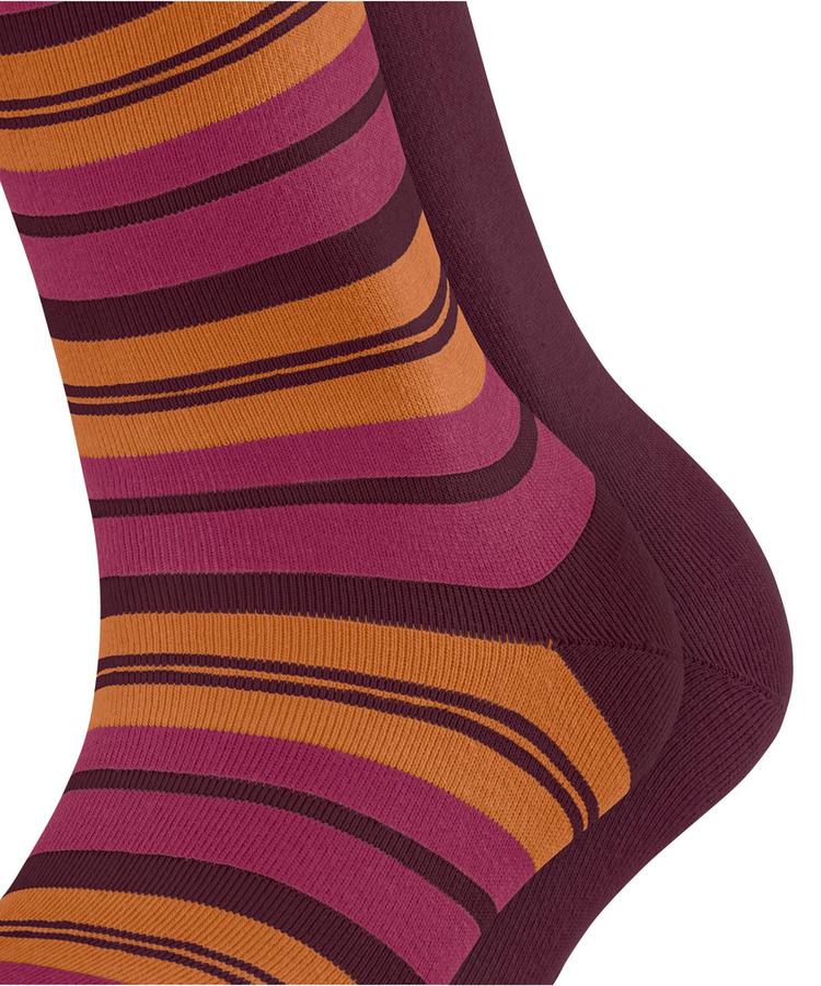 ESPRIT ESPRIT College Stripe 2-Pack Socken Damen - shadow red (8138) - 1 | SportScheck