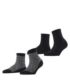 ESPRIT Heart Pattern SSO  2-Pack Freizeitsocken Damen sortiment (0050)