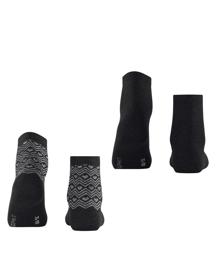 ESPRIT ESPRIT Heart Pattern SSO  2-Pack Socken Damen - sortiment (0050) - 0 | SportScheck