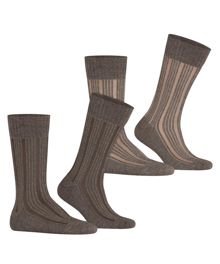 ESPRIT ESPRIT Plush Rib SO  2-Pack Socken Herren - taupe mel. (4045) - 0 | SportScheck