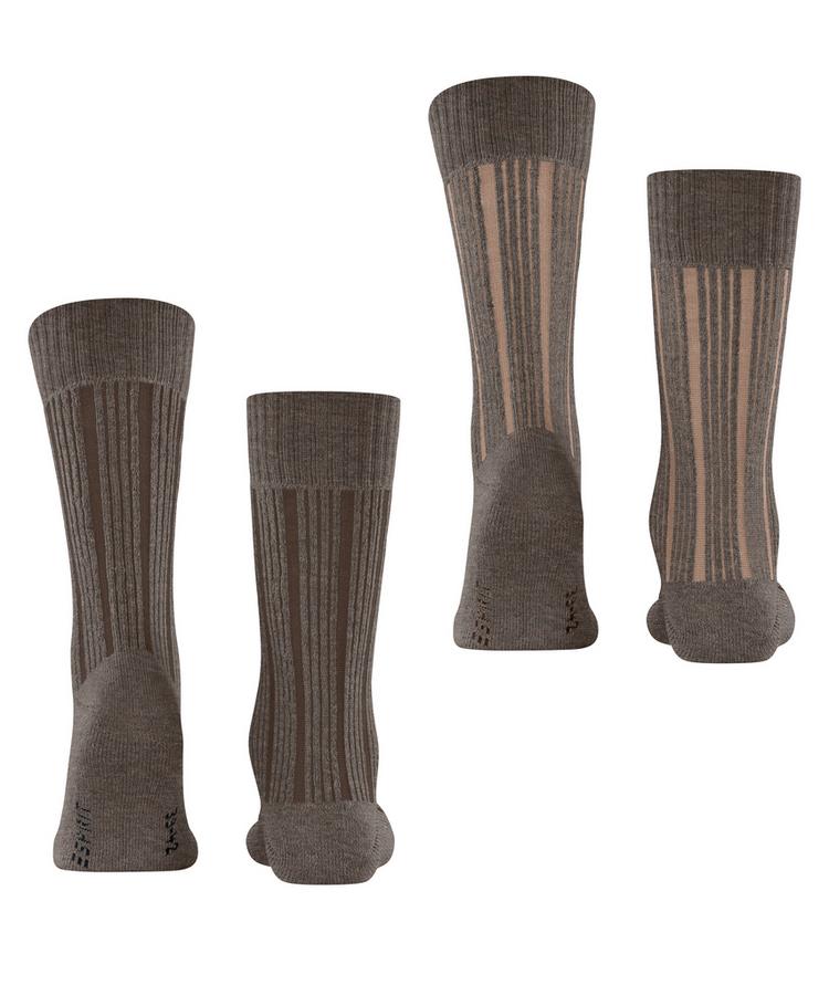 ESPRIT ESPRIT Plush Rib SO  2-Pack Socken Herren - taupe mel. (4045) - 0 | SportScheck