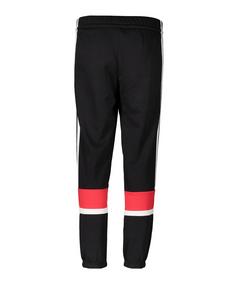 Rückansicht von adidas 1. FC Nürnberg Trainingshose Trainingshose Kinder schwarzweiss