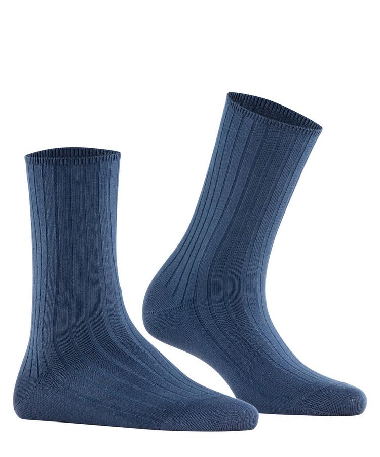 Falke Falke Cotton Rib SO Socken Damen - space blue (6116) - 0 | SportScheck